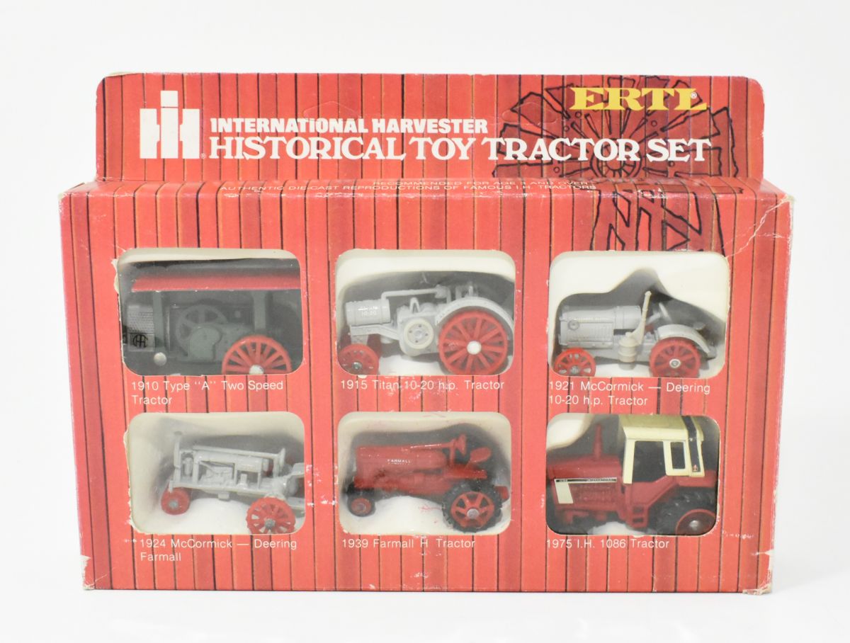 ertl historical toy tractor set