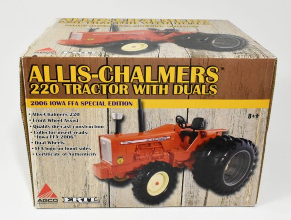 1/16 Allis Chalmers 220 Tractor With Front Wheel Assist & Duals, 2006 ...