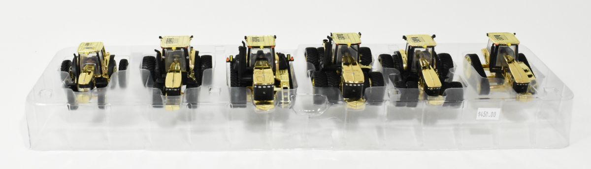 1/64 John Deere Tractor 6 Piece Gold Dealer Expo Set - Image 2