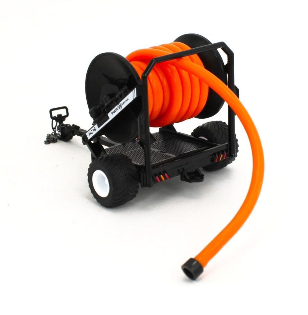 1/64 Puck HC16 Single Axle Hose Reel With Hose Daltons Farm Toys