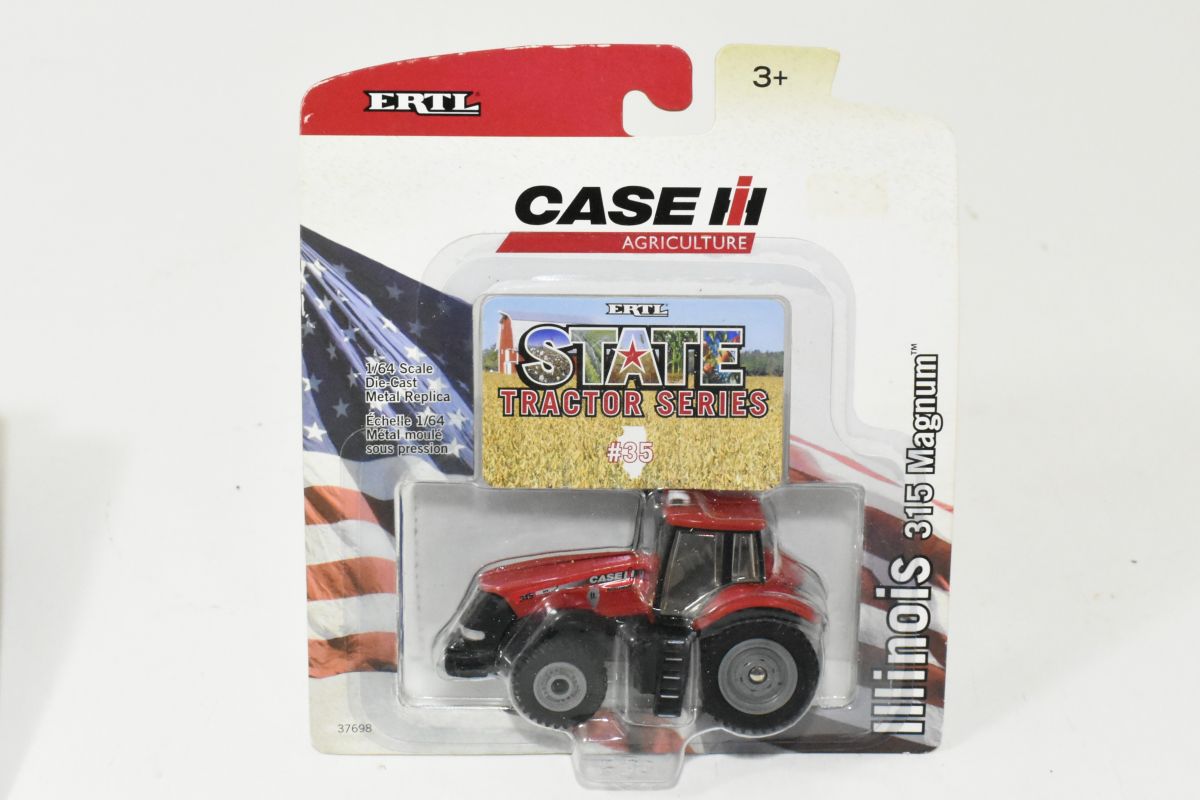 1/64 Case IH 315 Magnum Illinois State Tractor With Front Wheel Assist, Capital Chaser