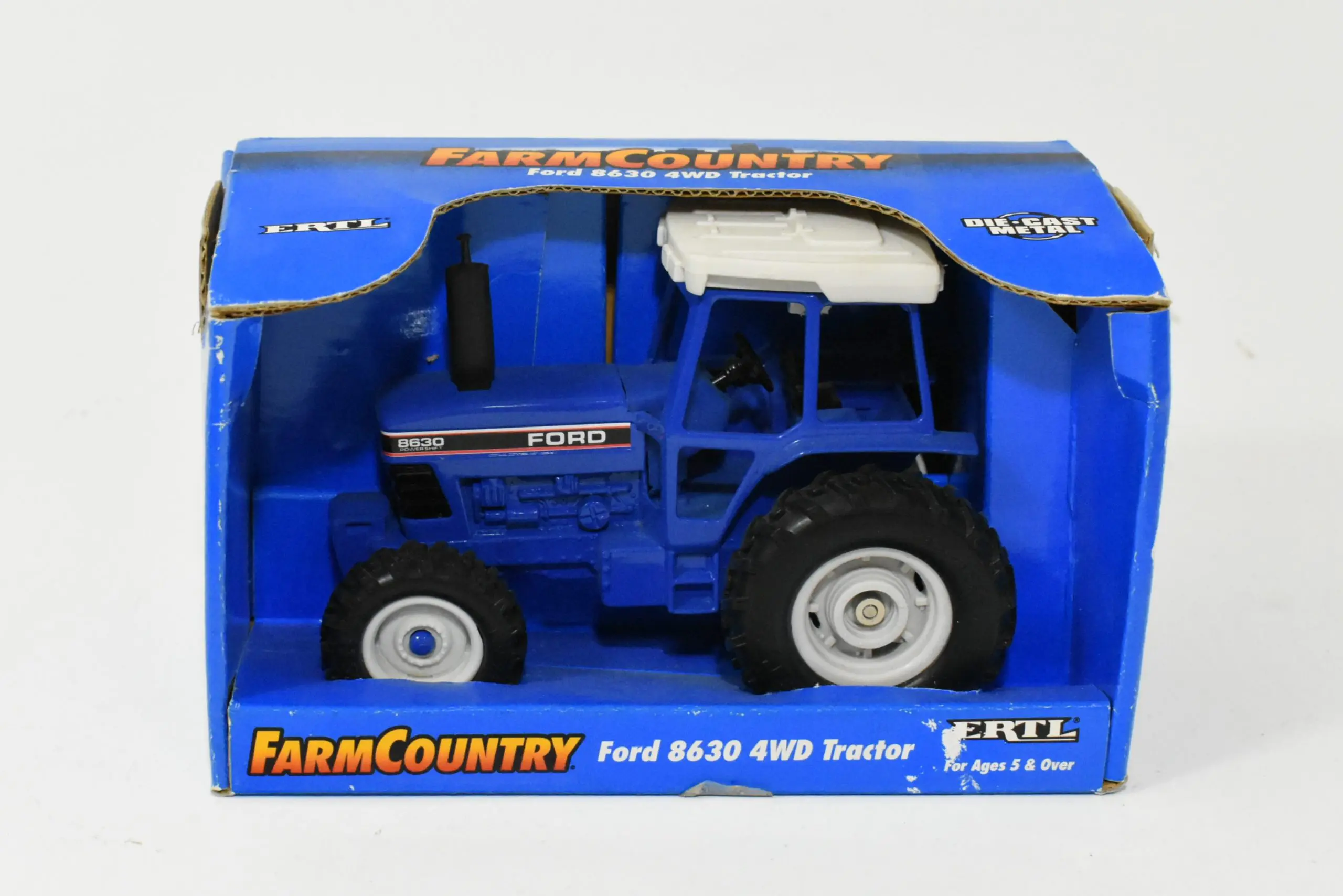 Used Ertl Ford 8630 4WD Big Farm Tractor, 1/32 Diecast Metal