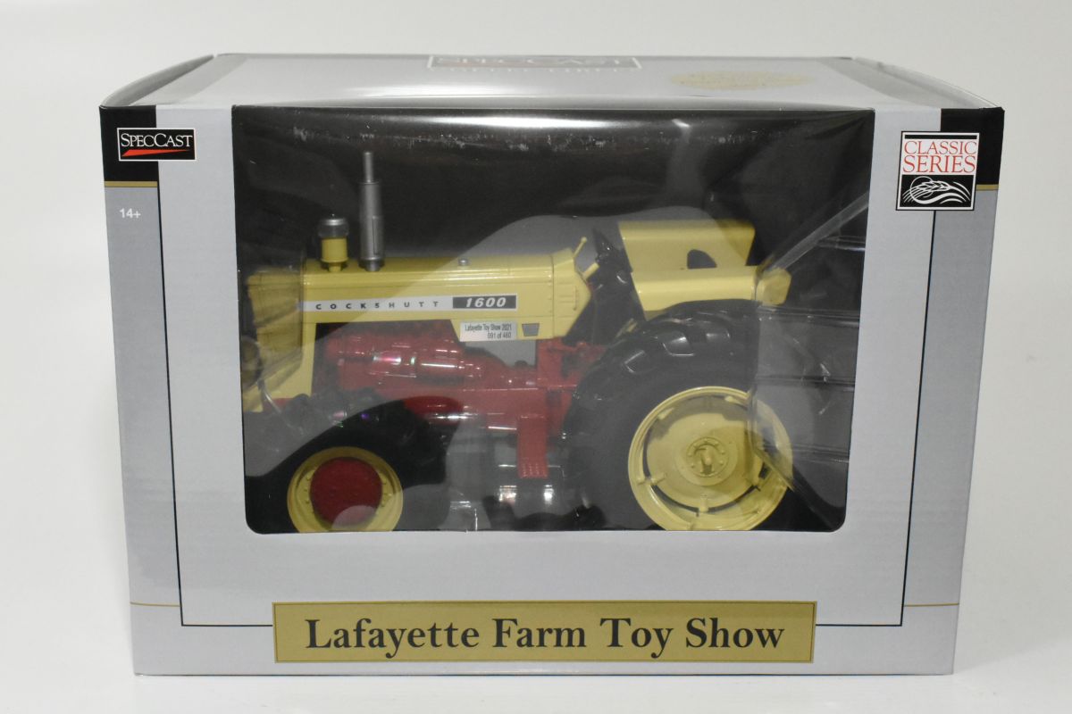 Details about   2021 Lafayette Toy Show 1/16 Cockshutt 1600 w/ FWA SpecCast 1 of 450! 