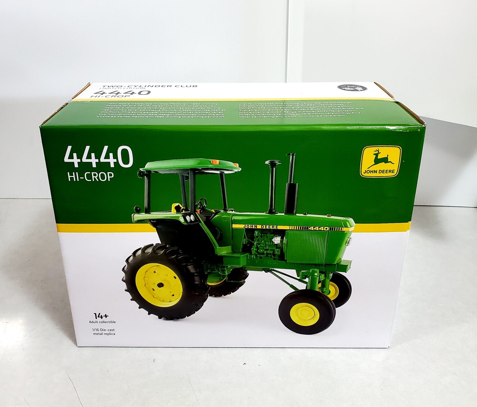 116 John Deere 4440 Hi Crop Tractor 2021 Two Cylinder Club Daltons Farm Toys 5829