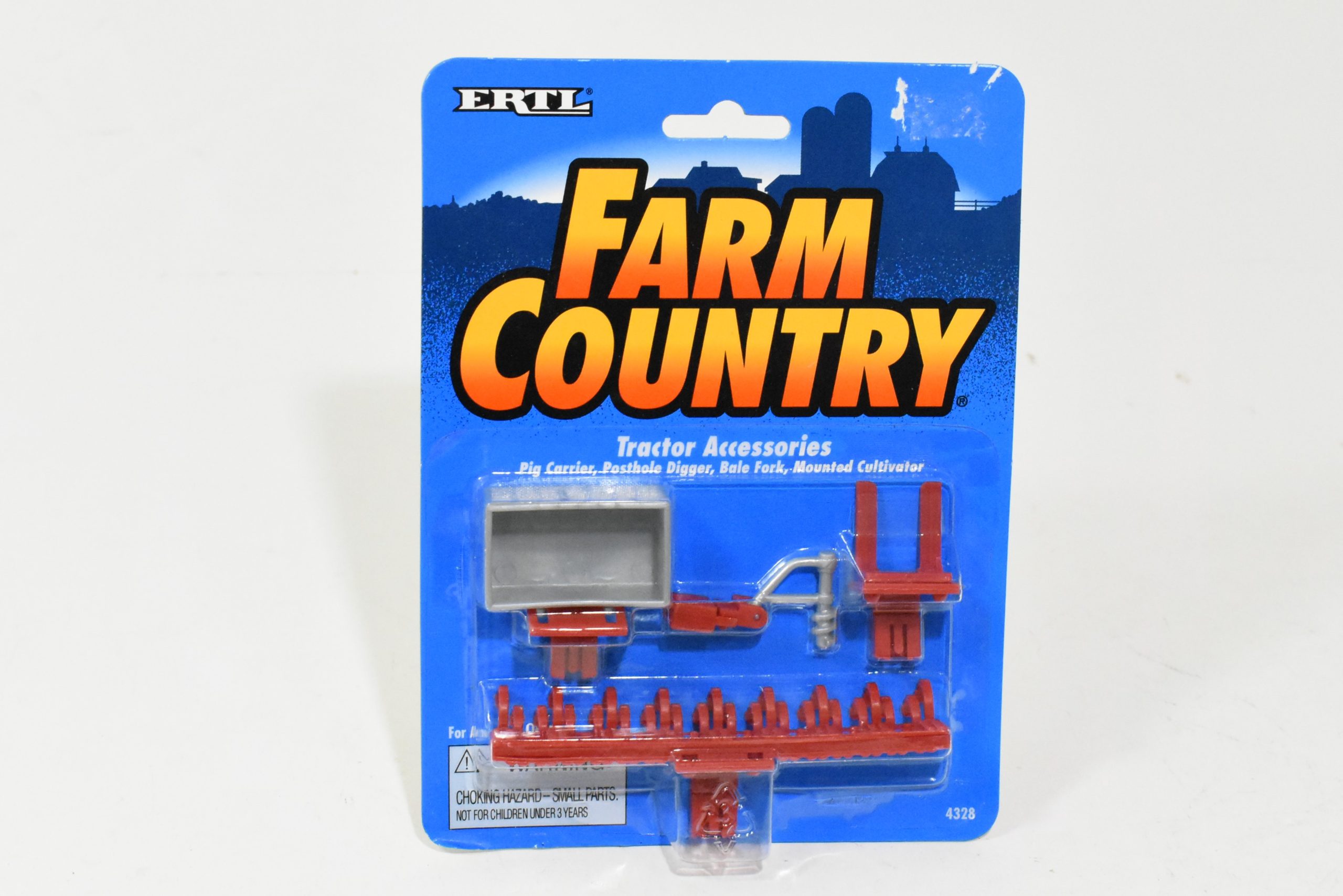 1/64 ERTL FARM COUNTRY RED BALE FORKS 