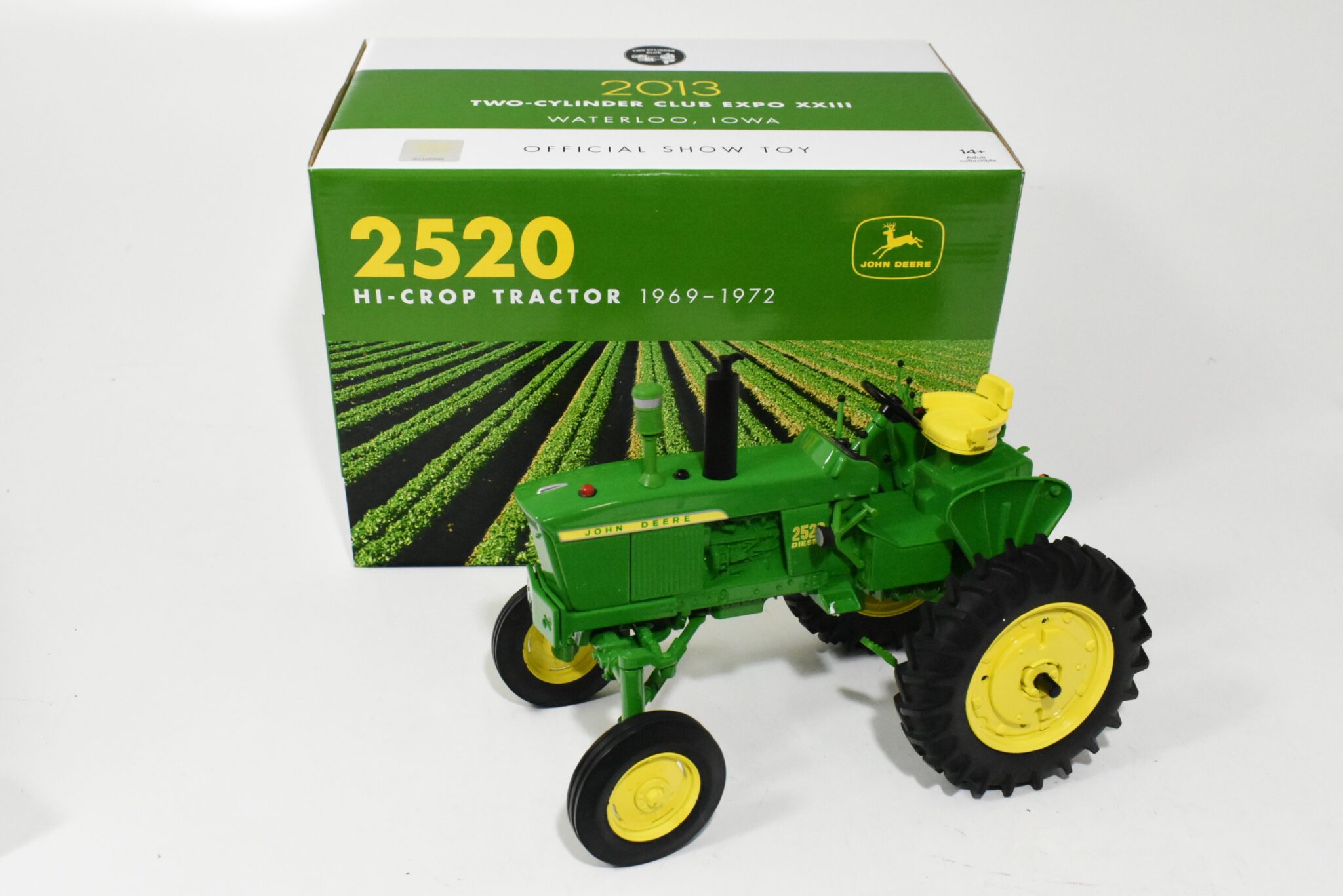 1/16 John Deere 2520 Diesel Hi Crop Tractor, 2013 Two Cylinder Club