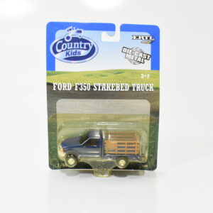 blue Ford F-350 with Flatbed  # 12272 1/64 scale 