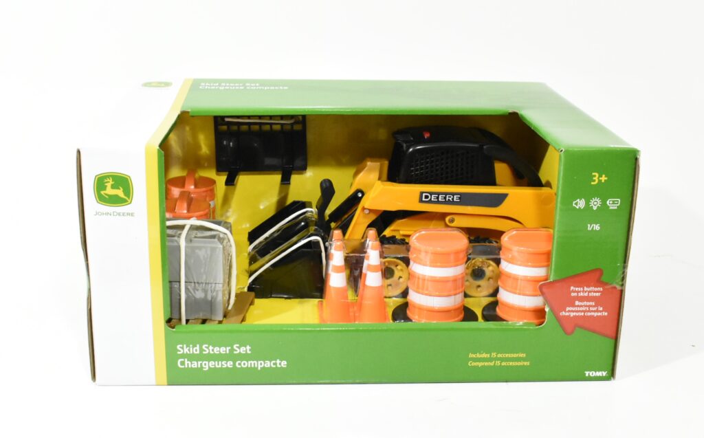 1/16 John Deere Skidsteer Loader Set With Bucket, Forks & Accessories ...