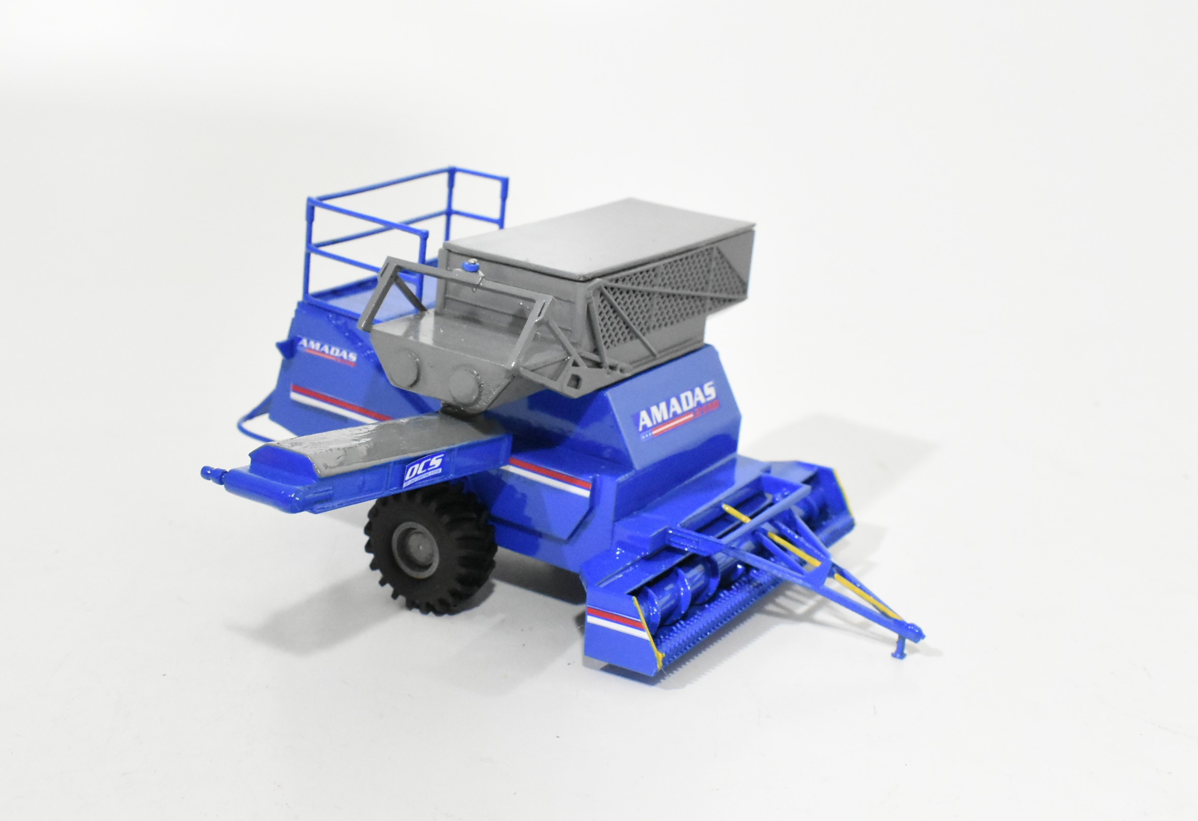 1/64 Scratch Built Amadas 2110 Pull Type Peanut Combine With Unload On