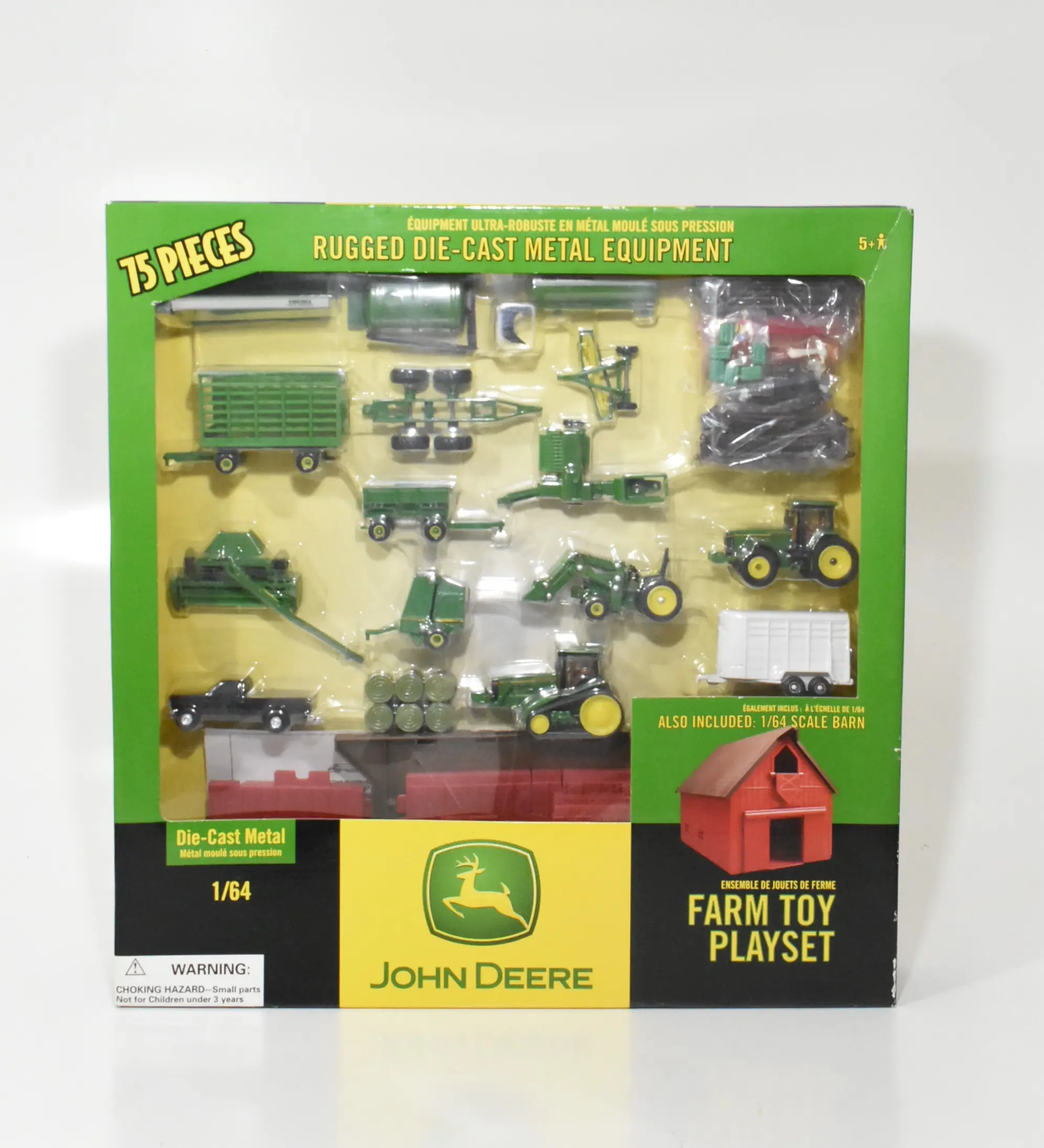 John Deere Farm Toy Playset With Barn