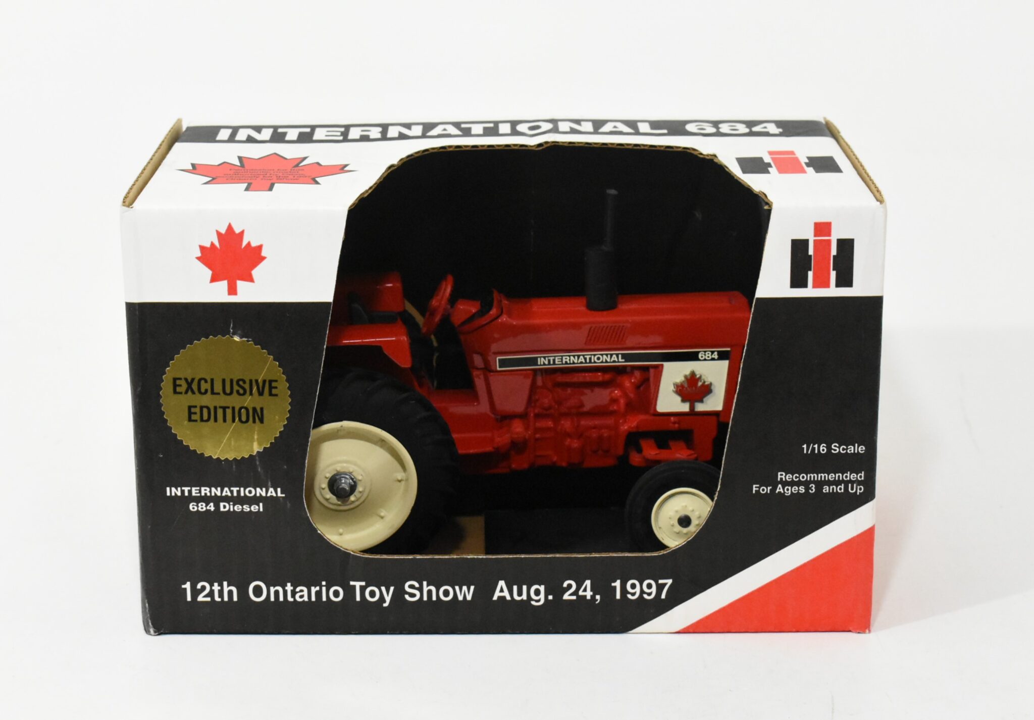 1/16 International Harvester 684 Diesel Tractor, 1997 Ontario Toy Show