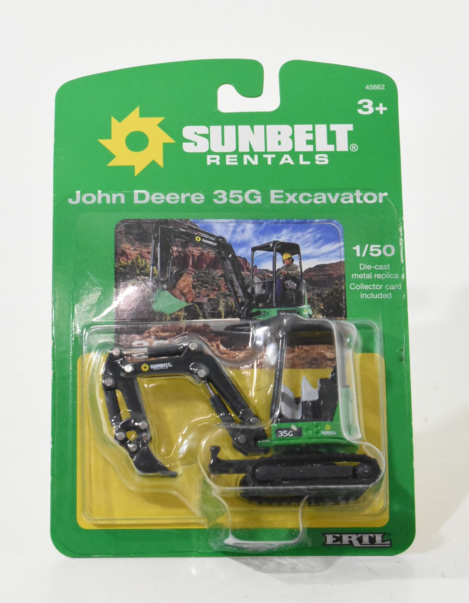 1/50 John Deere 35G Excavator Sunbelt Rentals Daltons Farm Toys