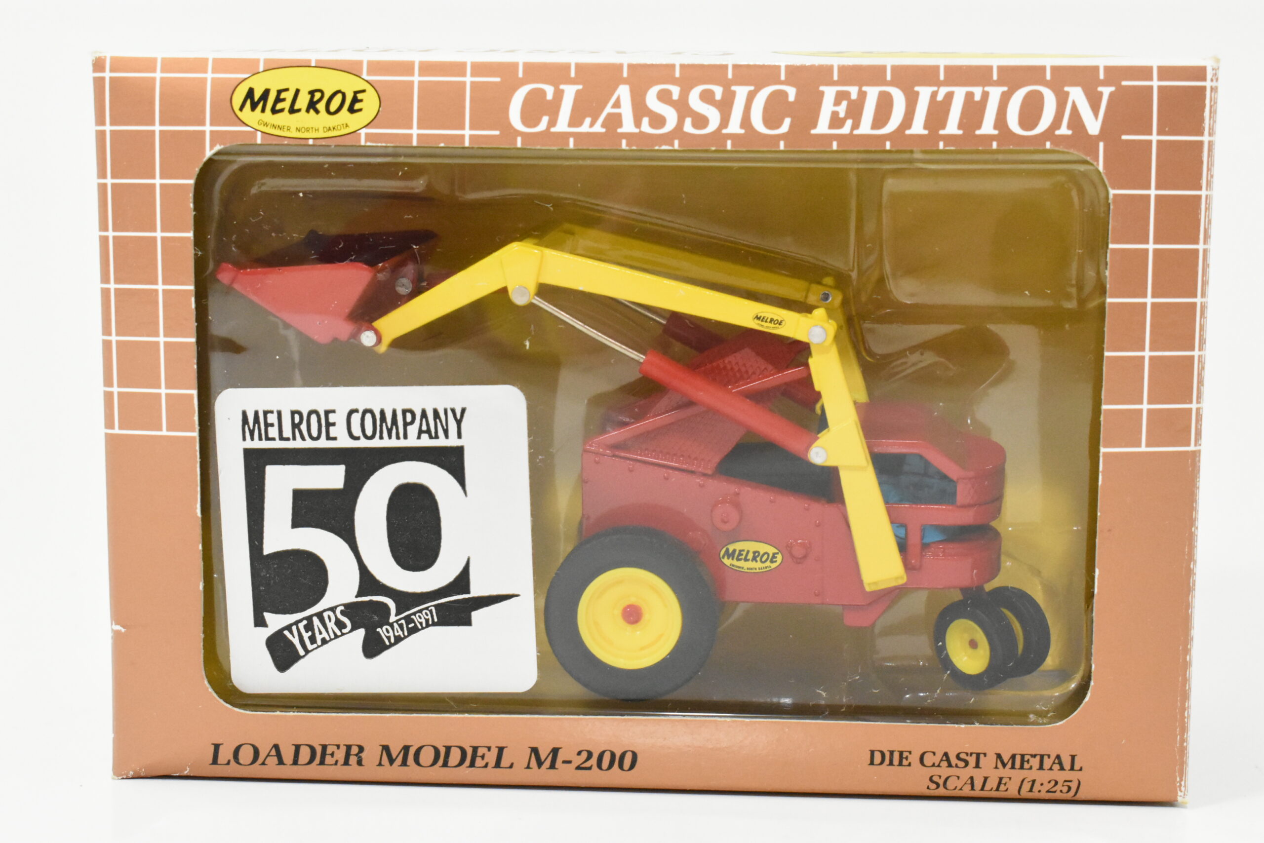 1/25 Melroe Bobcat Skid Steer Loader M200, 50 Years Daltons Farm Toys