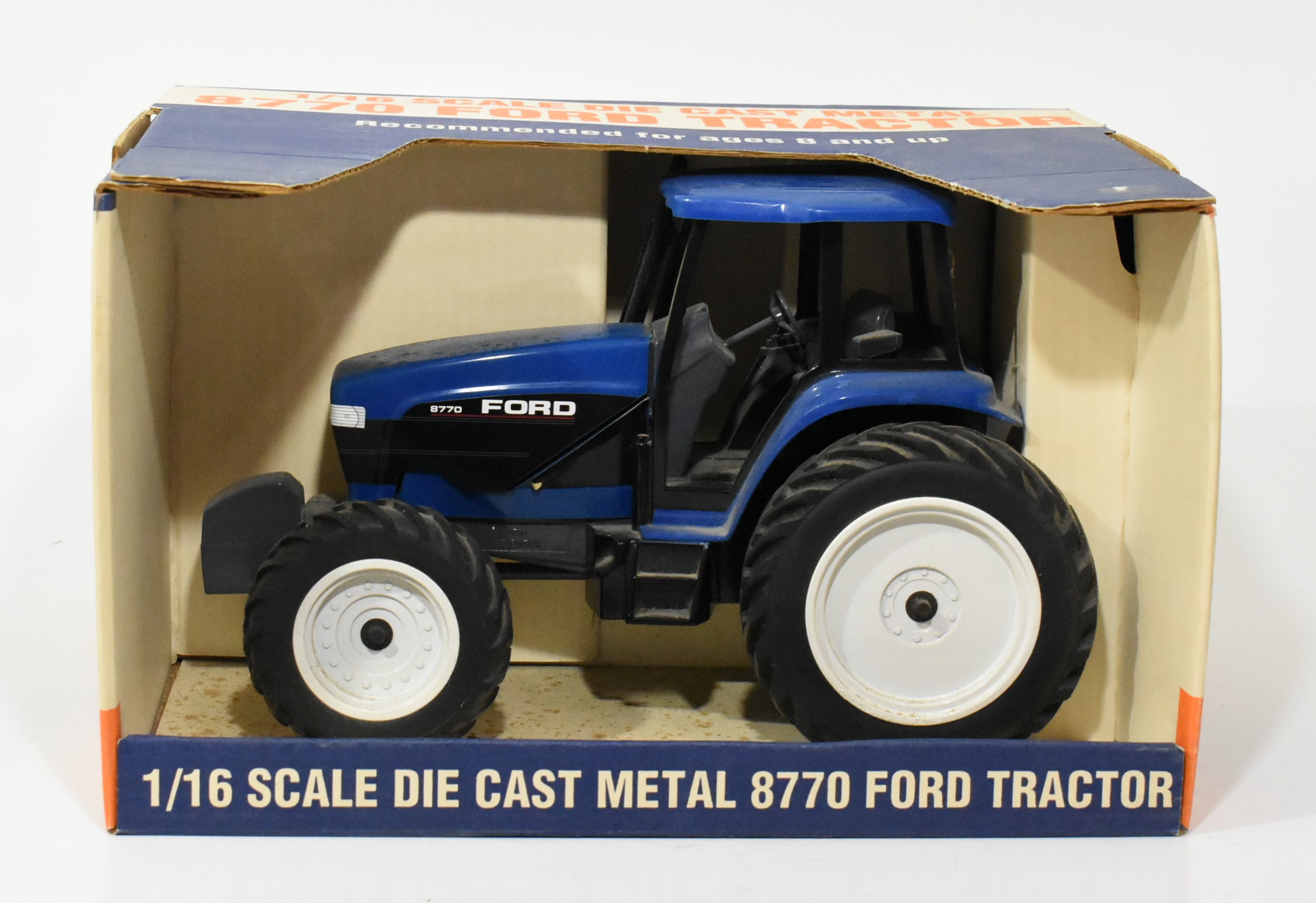1/16 Ford 8770 Tractor With Front Wheel Assist - Dalton's Farm Toys