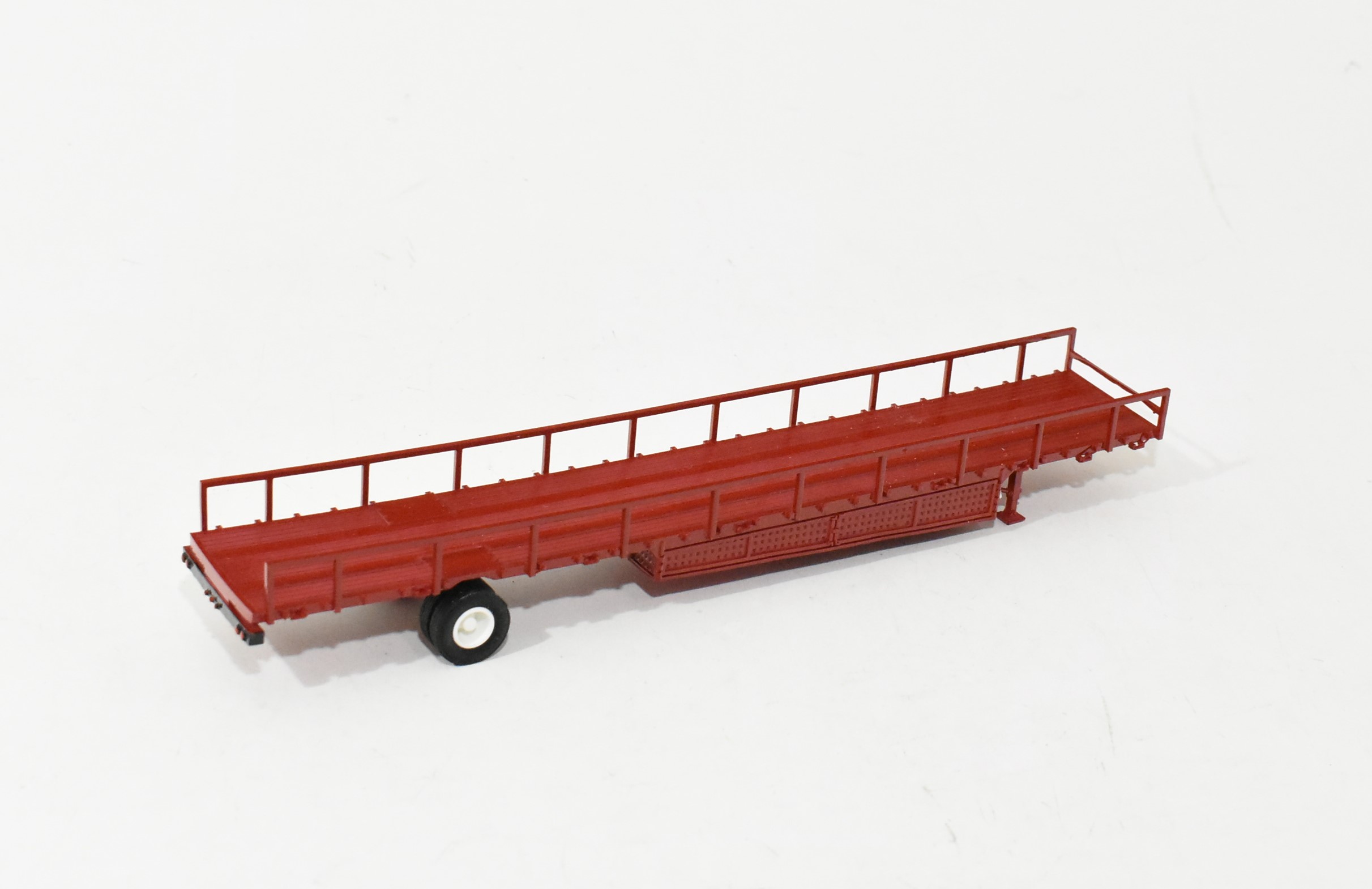 1/64 Maxi Roll Semi Tile Trailer With 6 Rolls of Tile, Red - Image 5