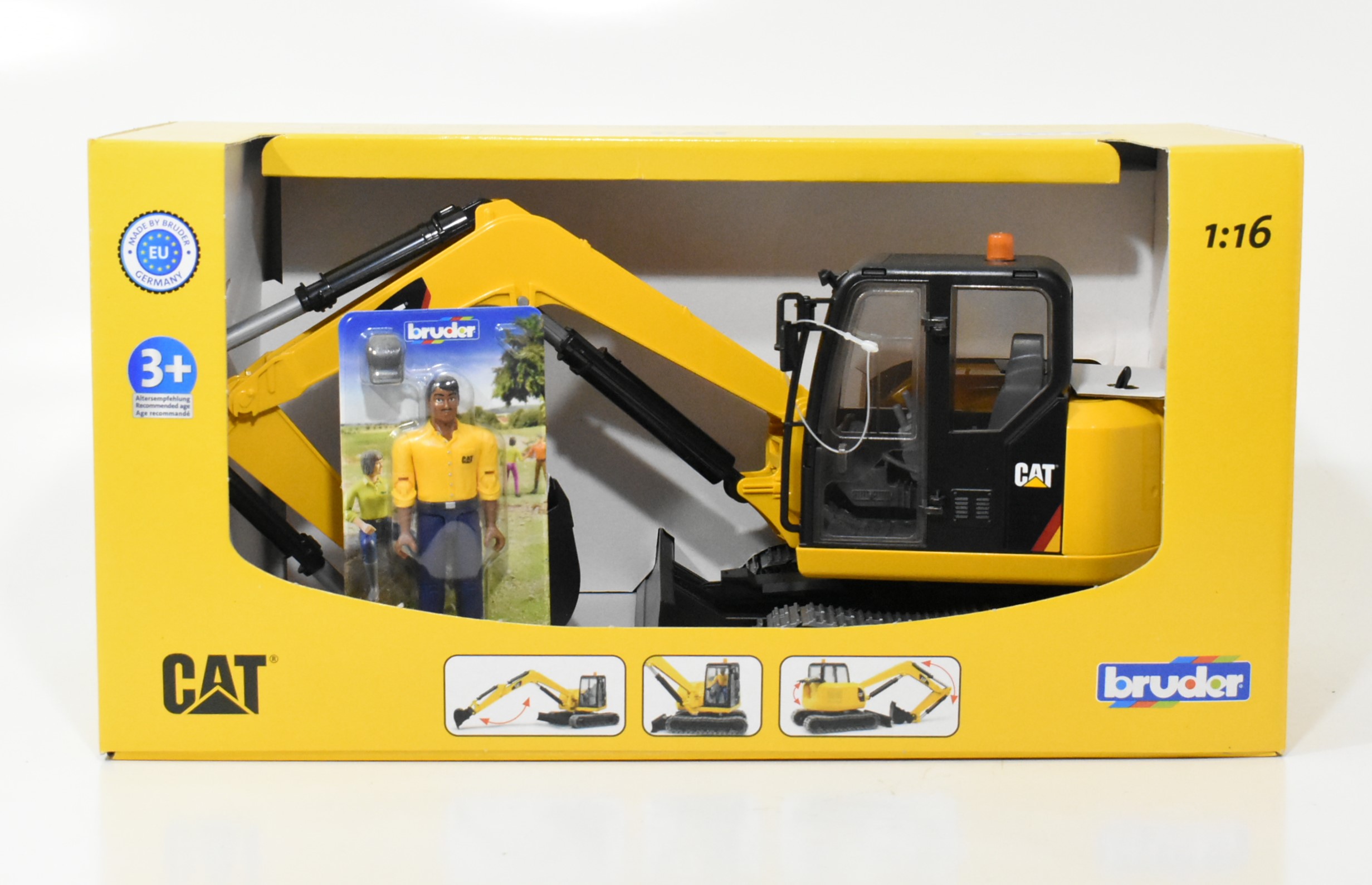 1/16 CAT Excavator With Man Daltons Farm Toys