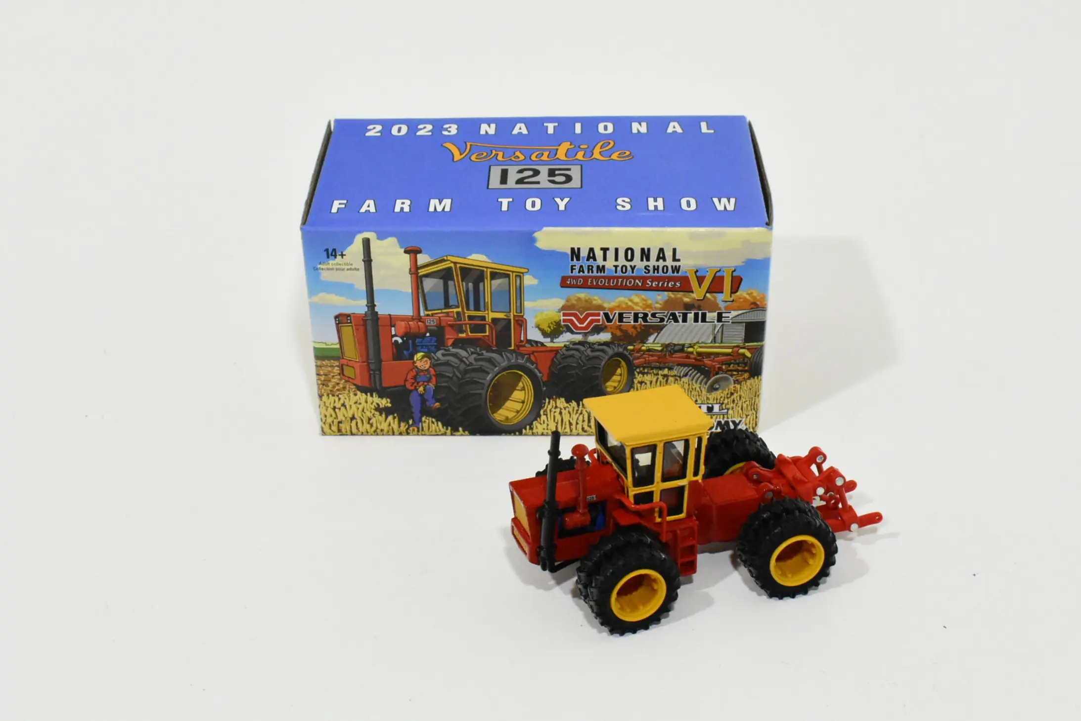 1/64 Versatile 125 4wd Tractor With Cab, 2023 National Farm Toy