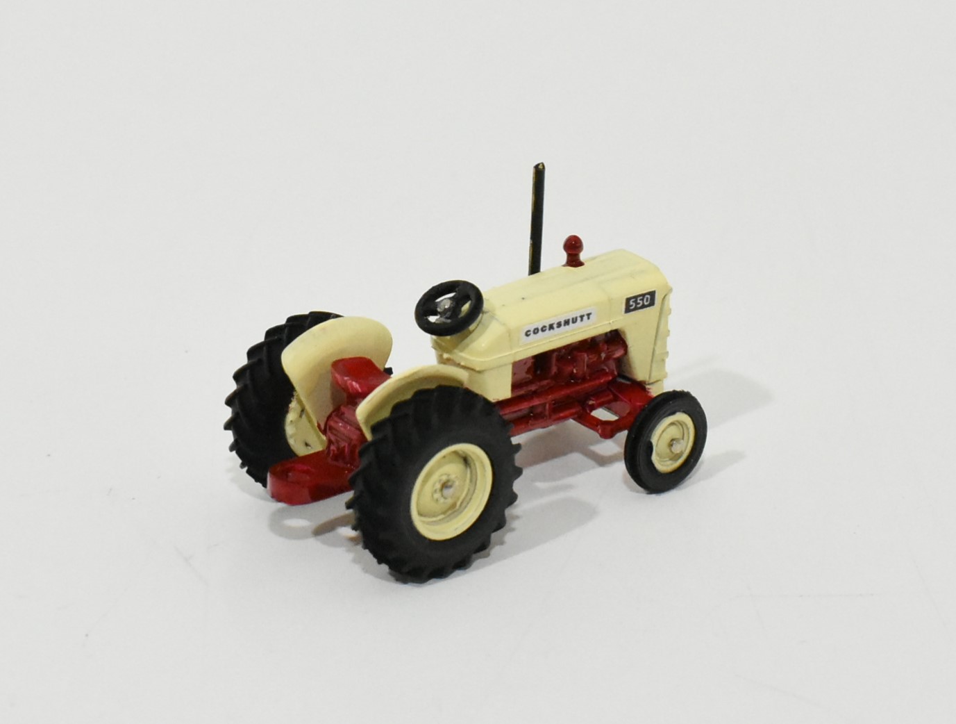 1/64 Scratch Built Cockshutt 550 White/Red Wide Front Tractor - Image 2