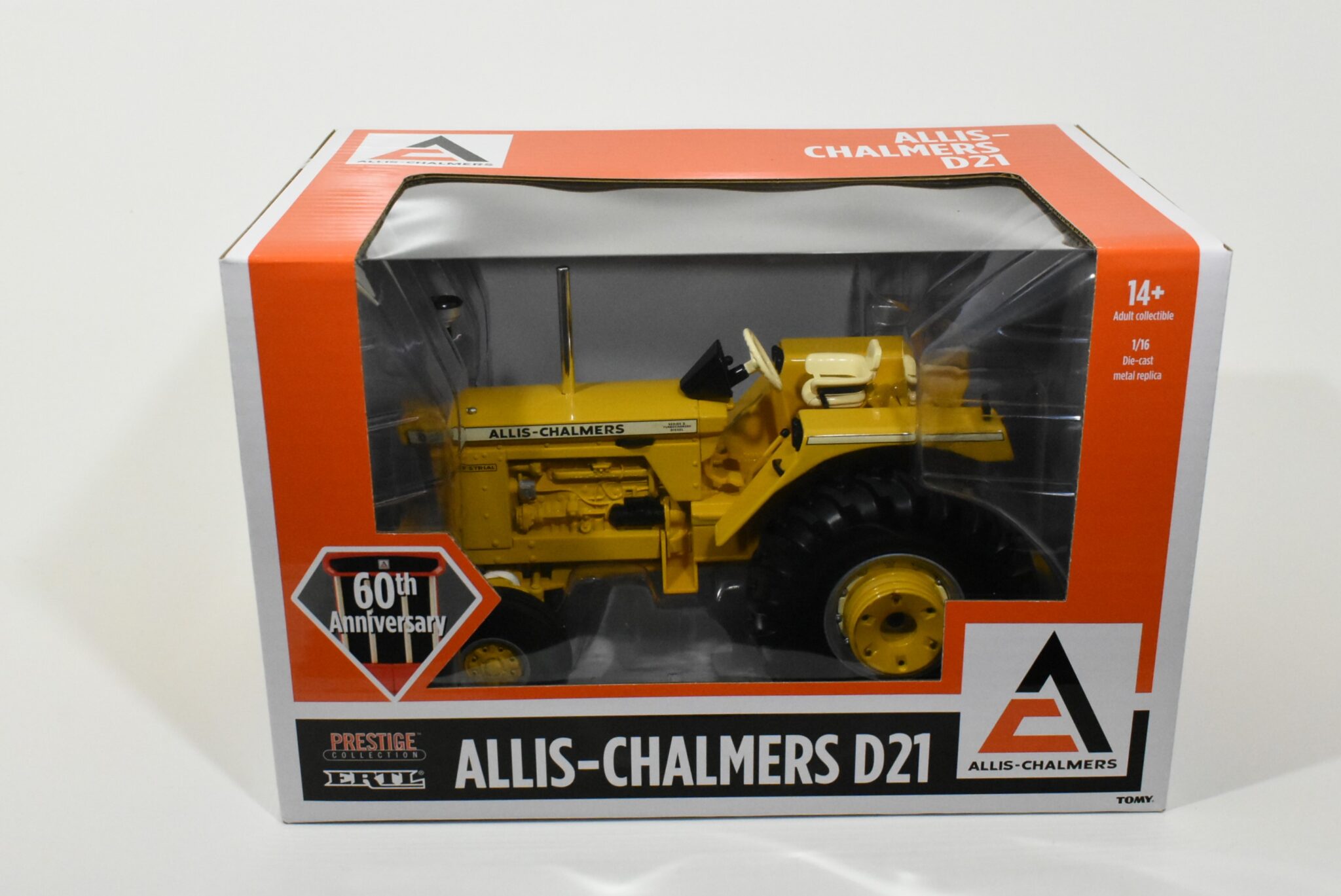 1/16 Allis Chalmers D-21 Industrial Yellow Tractor, 60th Anniversary ...