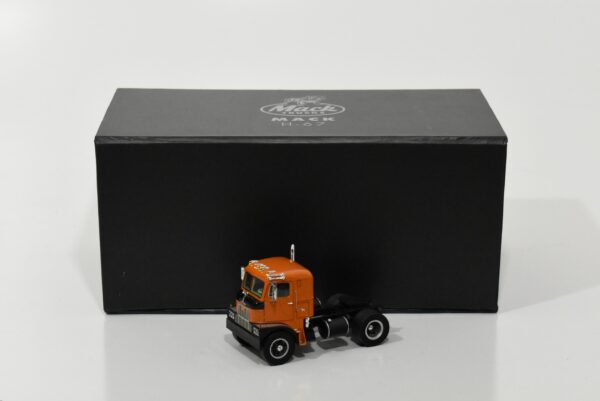 1/64 Mack H-67 Orange & Black Semi Tractor - Daltons Farm Toys