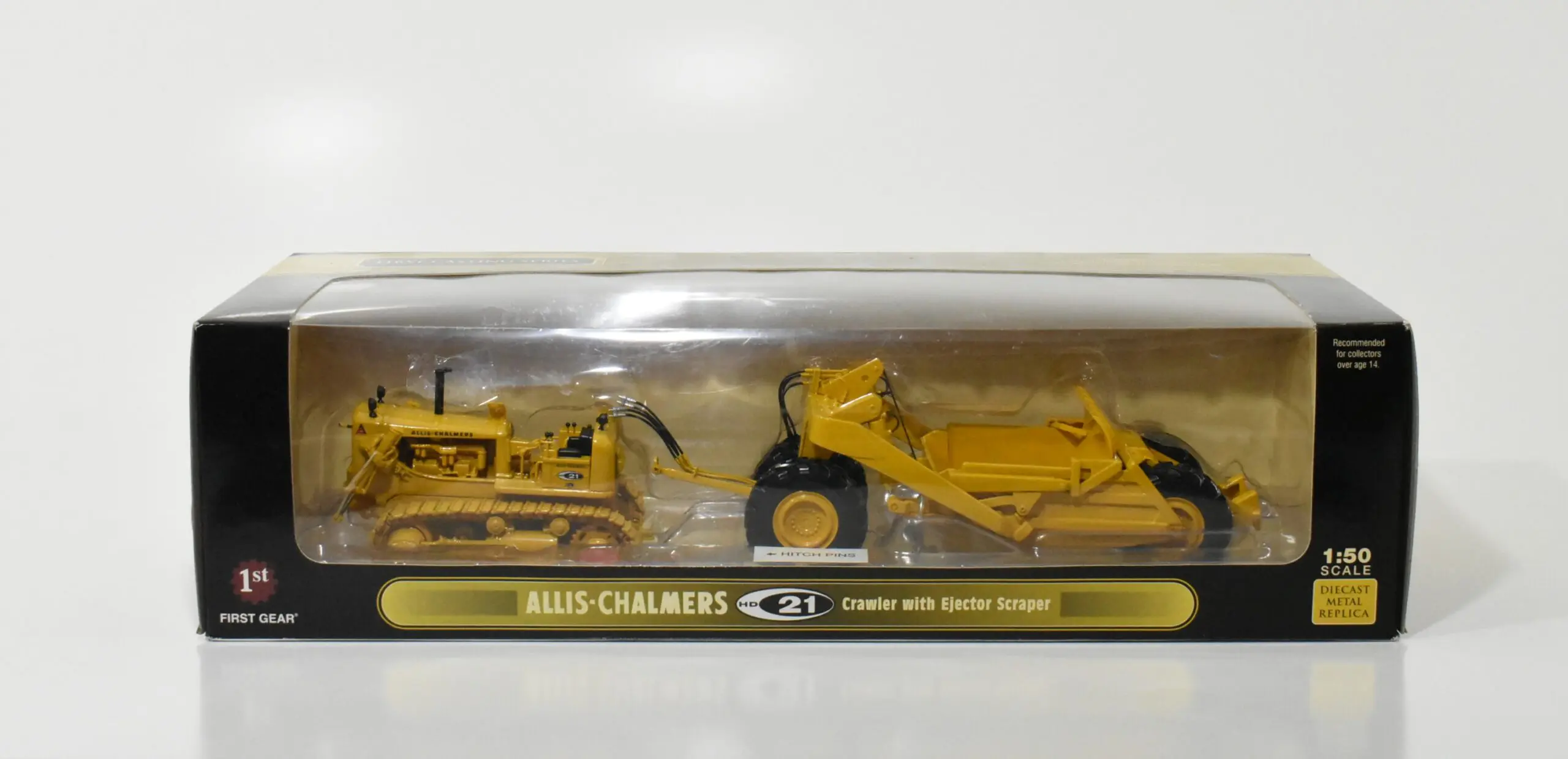 1/6 スケール DID ファニチャー ミニチュア家具 ジオラマ ゲッペルス 1/50 Allis Chalmers HD21 Crawler With Ejector Scraper - Dalton's