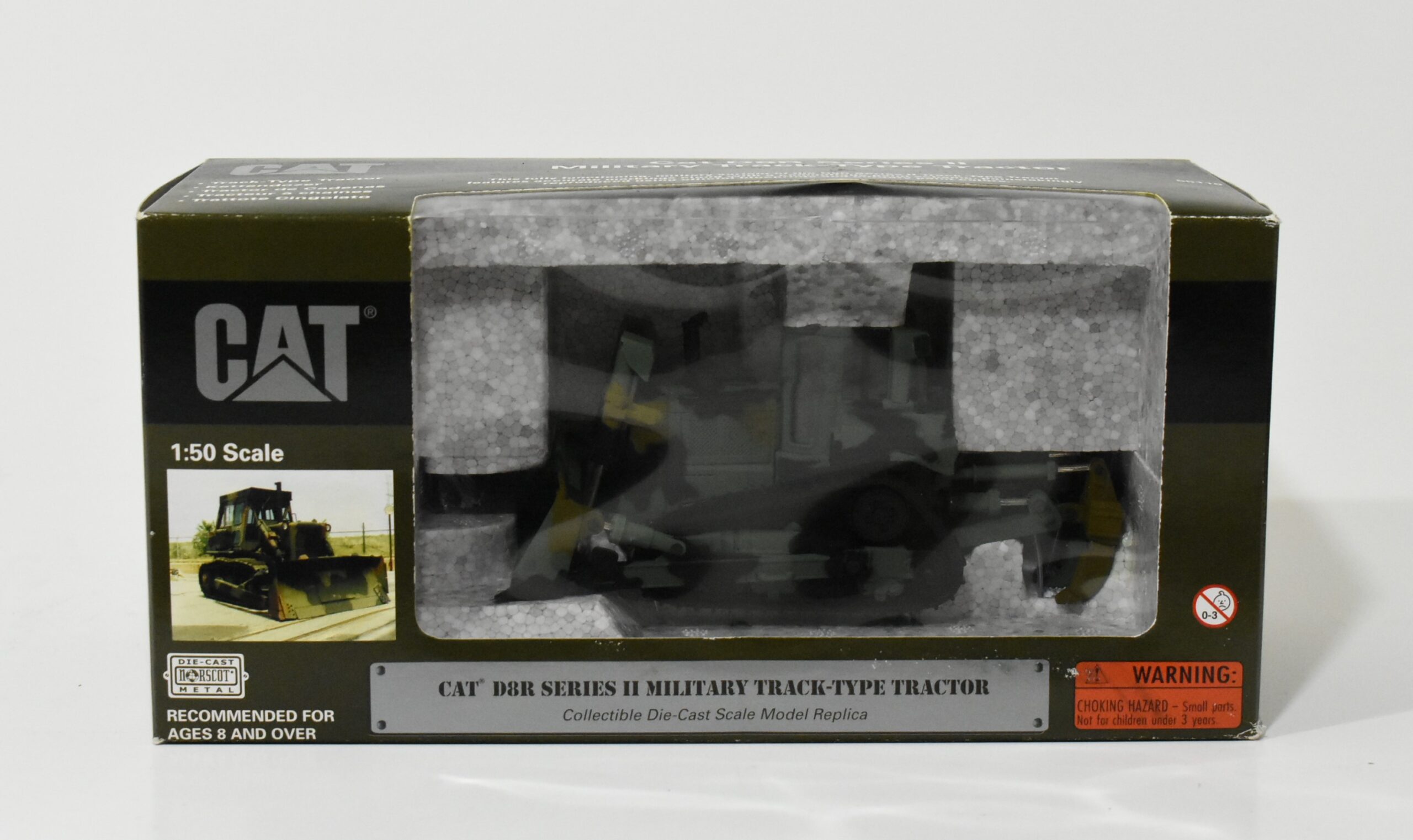 1/50 Cat D8R Series II Military Track-Type Tractor - Daltons Farm Toys