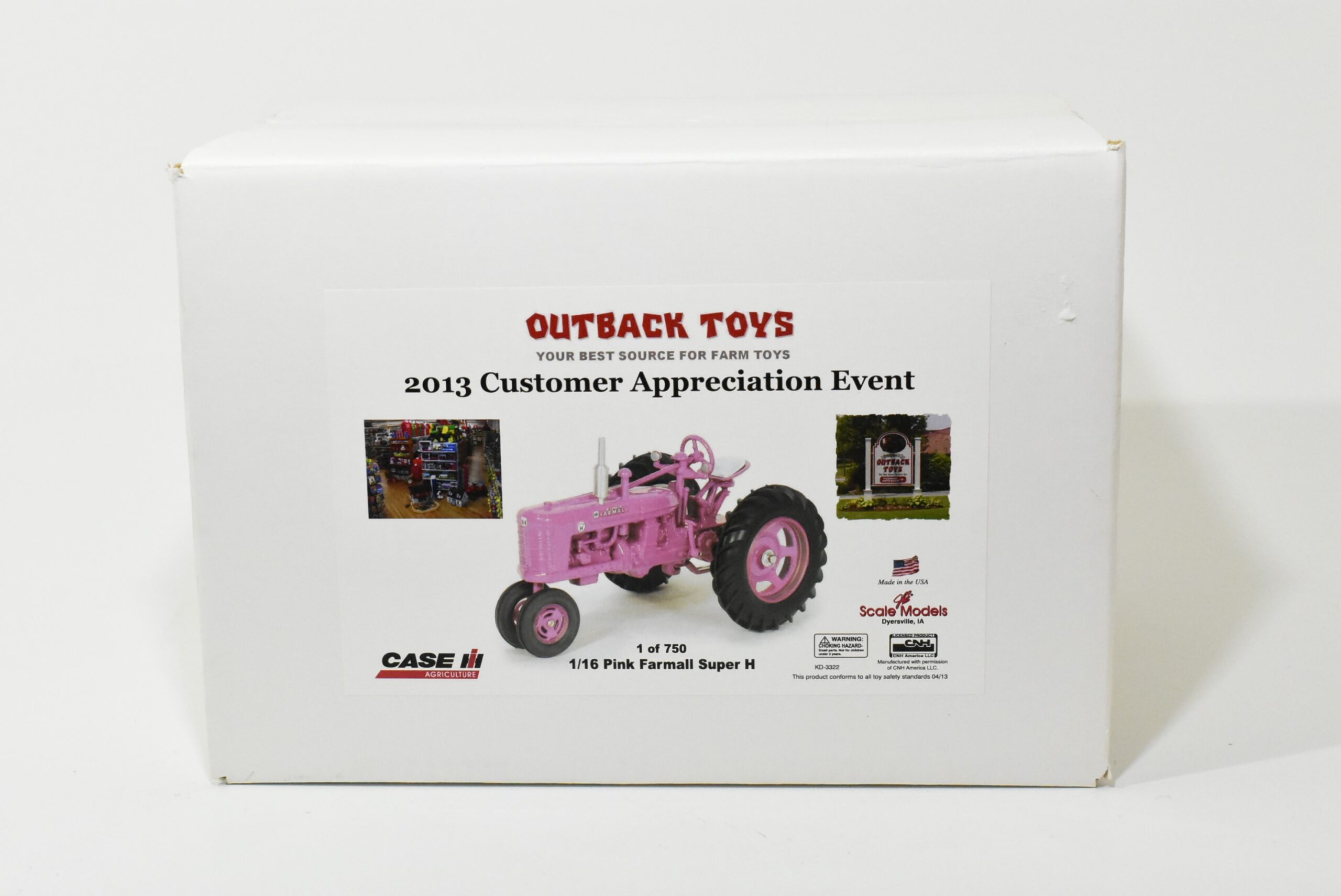 1/16 Farmall Super H Pink Tractor, 2013 Customer Appreciation Event ...