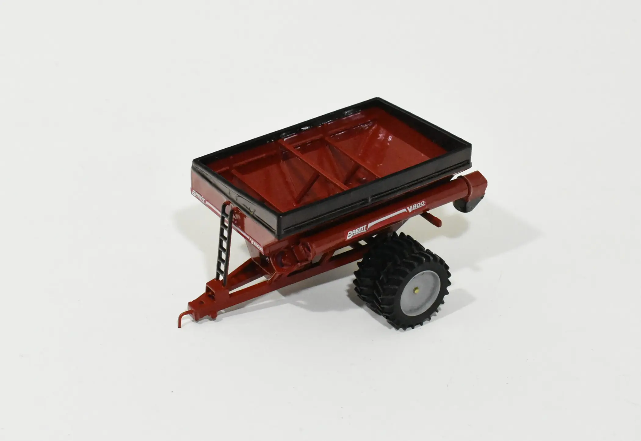1/64 Scratch Built Brent V800 Corner Grain Cart Auger Wagon, Red