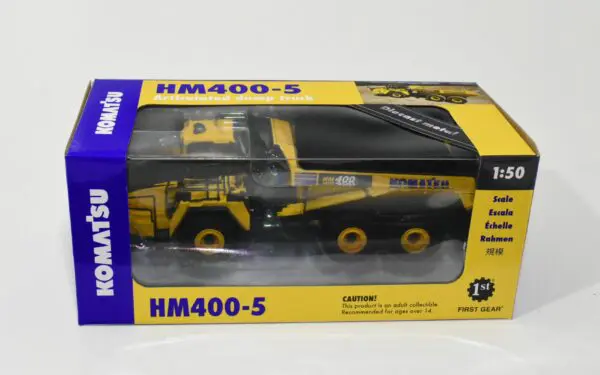 1/50 Komatsu HM400-5 Articulated Dump Truck - Dalton's Farm Toys