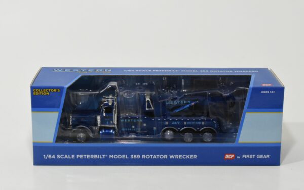 1/64 Peterbilt 389 Day Cab With Century 1150 Rotator Wrecker, Western Distributing Towing & Recovery,  DCP