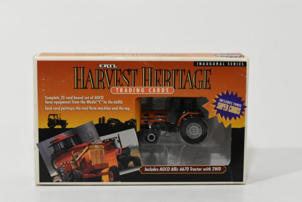 1/64 Allis Chalmers 6670 Tractor With Trading Cards