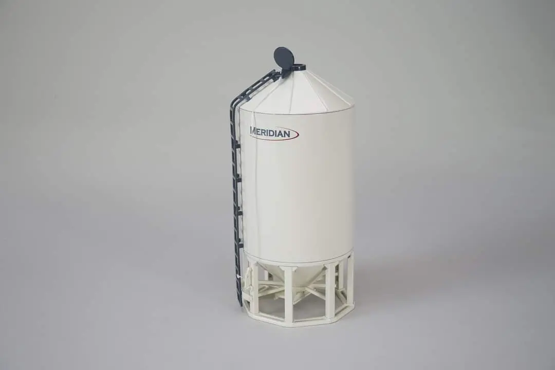 1/64 Meridian Grain Bulk Bin, All Metal, 1st Version - Dalton's