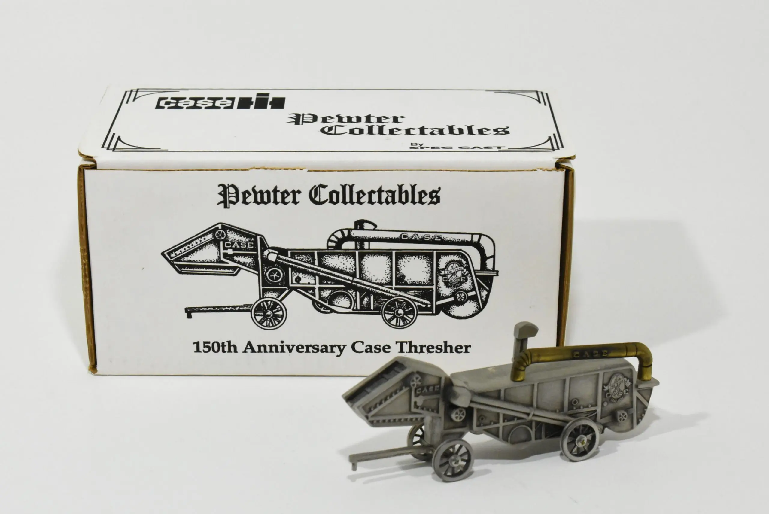 1/43 Case Pewter Thresher, 150th Anniversary - Dalton's Farm Toys