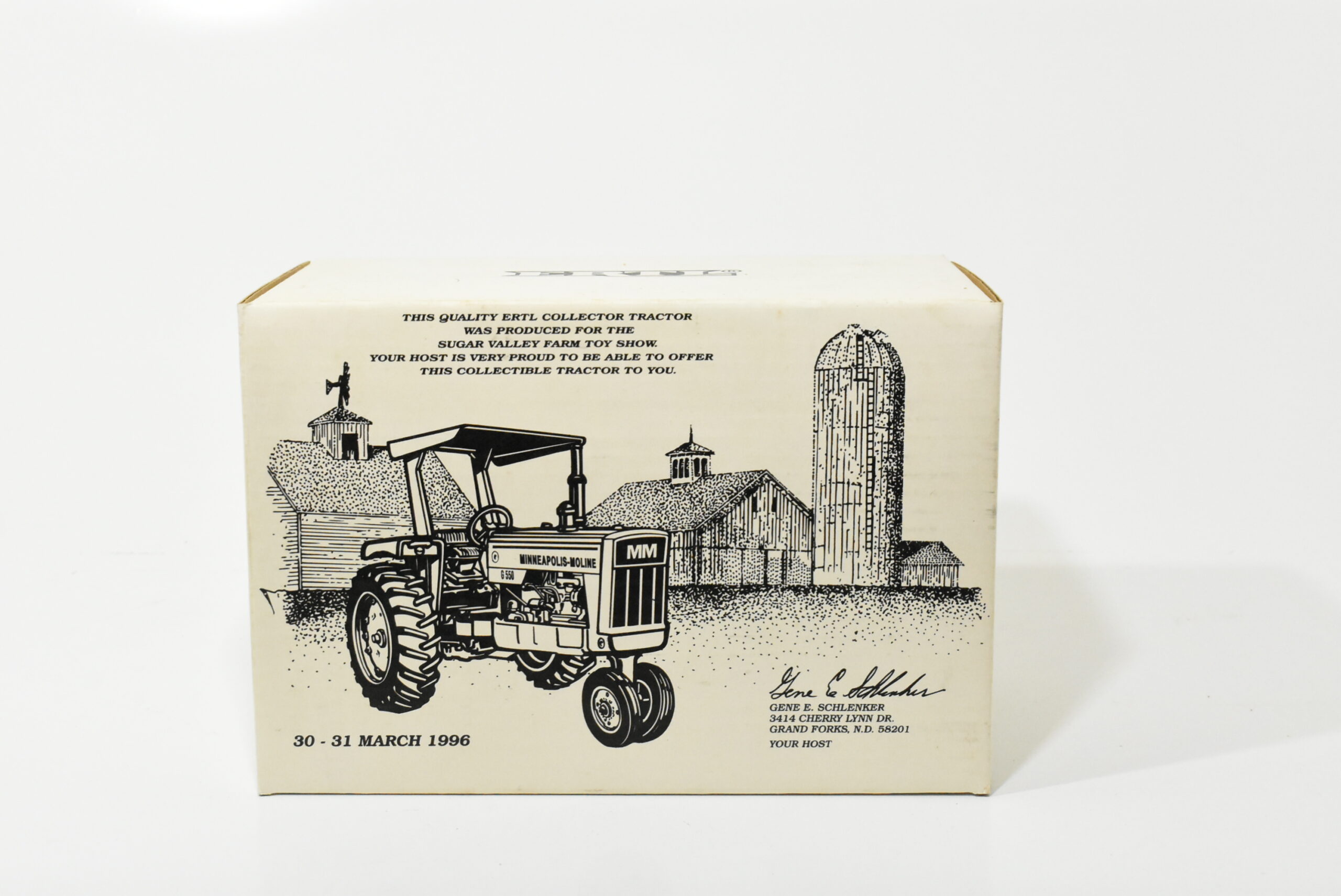 1/16 Minneapolis Moline G550 Narrow Front Tractor With Canopy, 1996