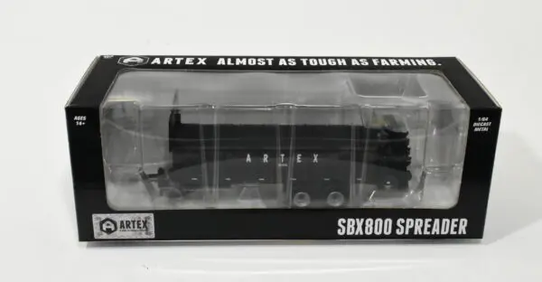 樹脂クラフト置物 1/64 Artex SBX800 Tandem Axle Manure Spreader - Dalton's Farm Toys
