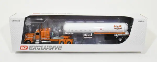 1/64 Orange/White Peterbilt 389 Semi With Mississippi LP Tanker