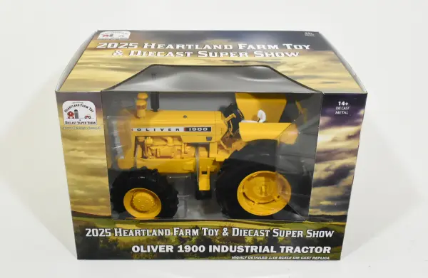 1/16 Oliver 1900 Industrial Tractor, 2025 Heartland Toy Show, 1 of