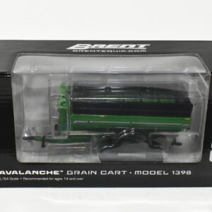 1/64 Brent 1398 Grain Cart Auger Wagon With Equalizer Tracks, Green