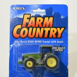 1/64 John Deere 8400 Tractor With Front Wheel Assist and Duals, 1999 Dakota Fest