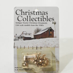 1/64 John Deere A Brass Tractor, Christmas Collectibles