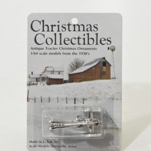 1/64 John Deere B Chrome Tractor, Christmas Collectibles
