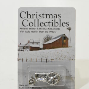 1/64 English Fordson Chrome Tractor, Christmas Collectibles