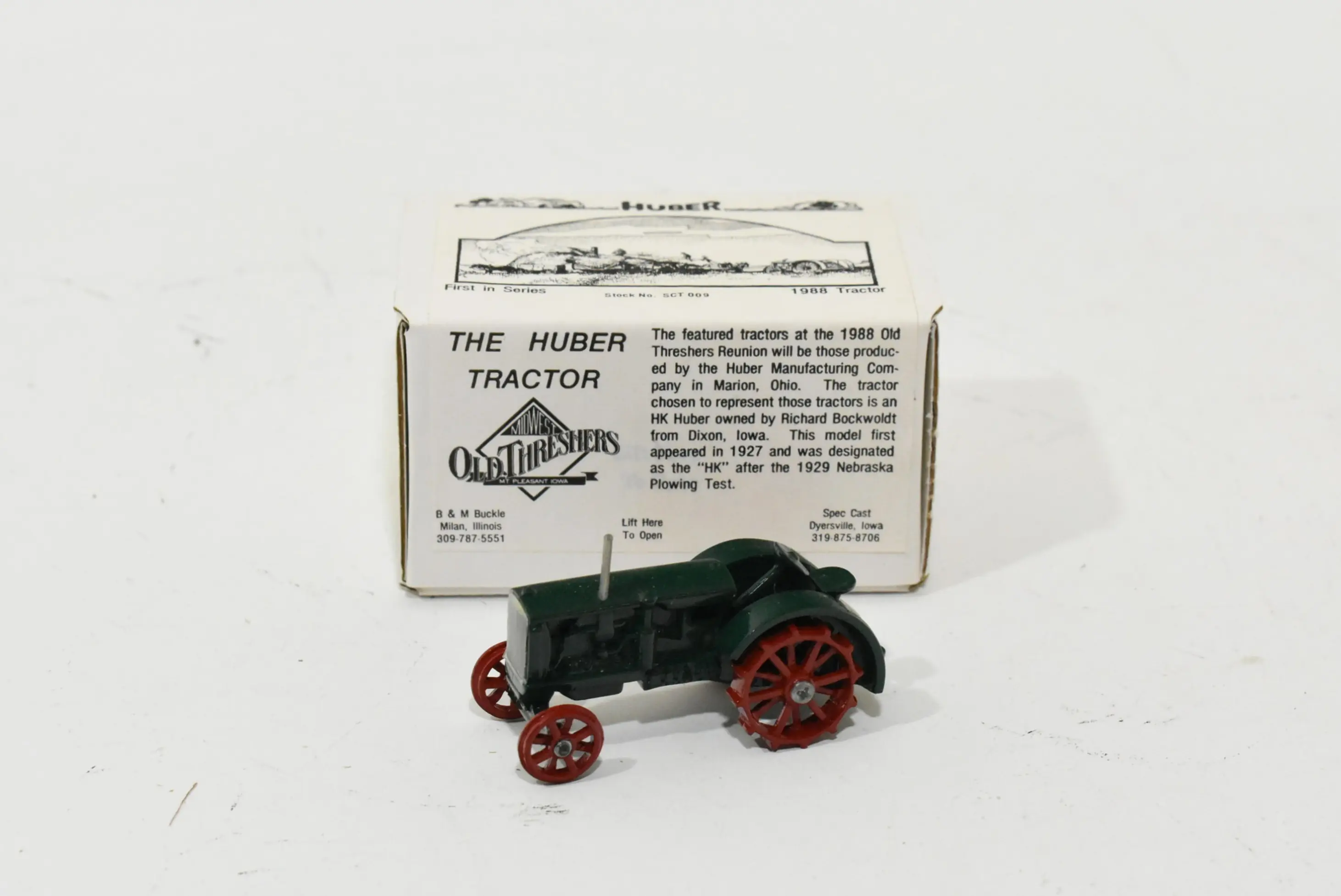 1/64 Huber Tractor With Steel Wheels, Midwest Old Threshers