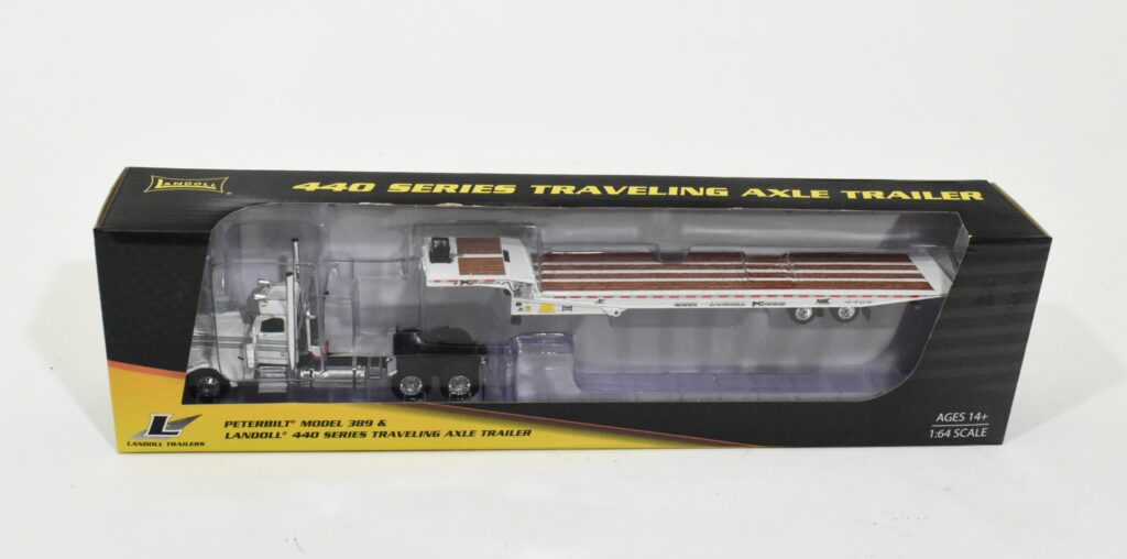 Modellino DCP 1:64 Landoll 440 – Rimorchio Pianale Bianco – Nuovo In Diecast