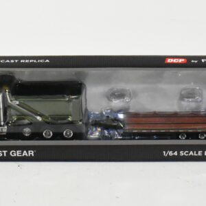 1/64 Green Western Star 49x Dump Truck With Beavertail Tag Trailer, DCP