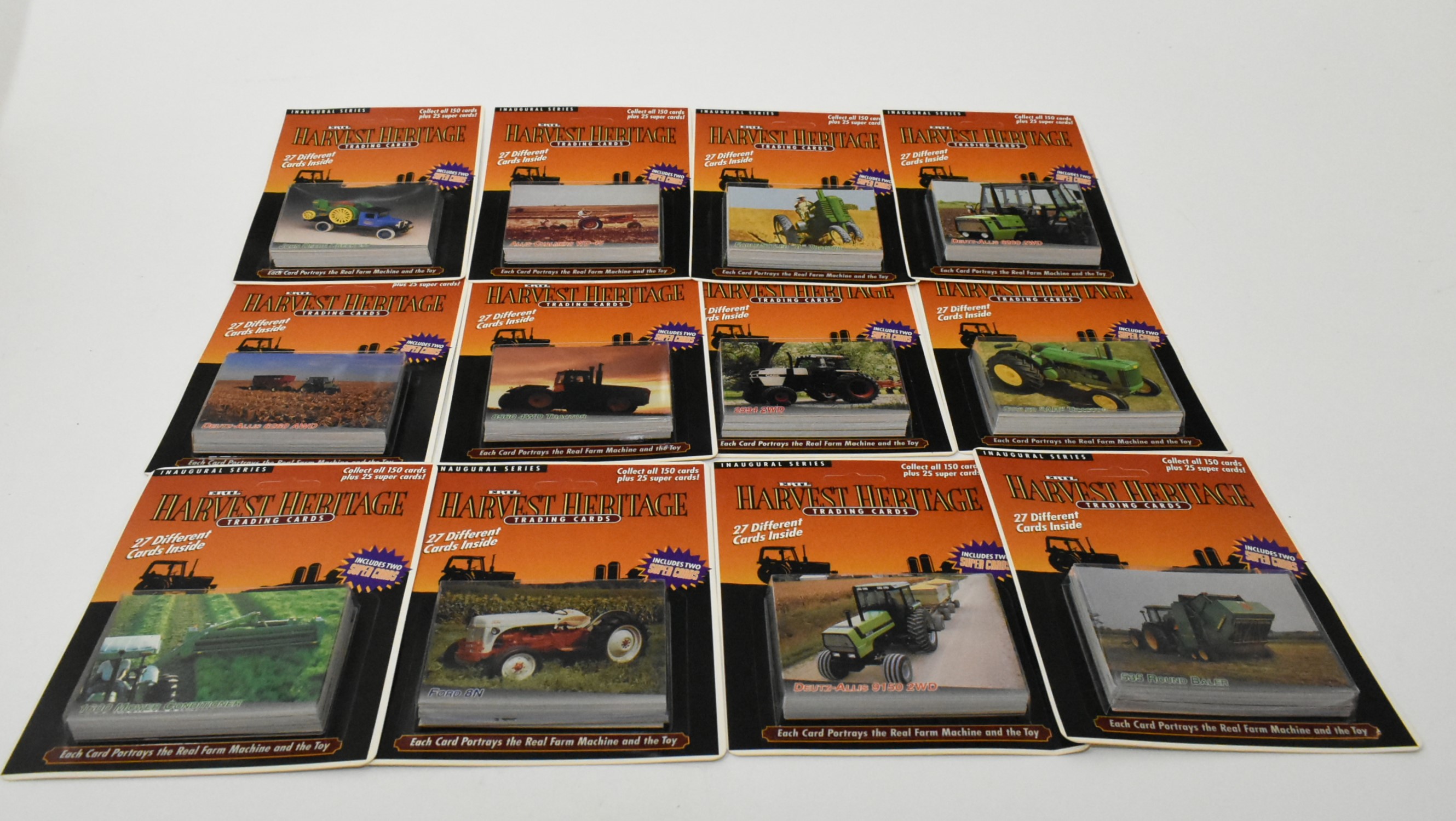 Sealed Case 48 Packages of Ertl Harvest Heritage Trading Cards