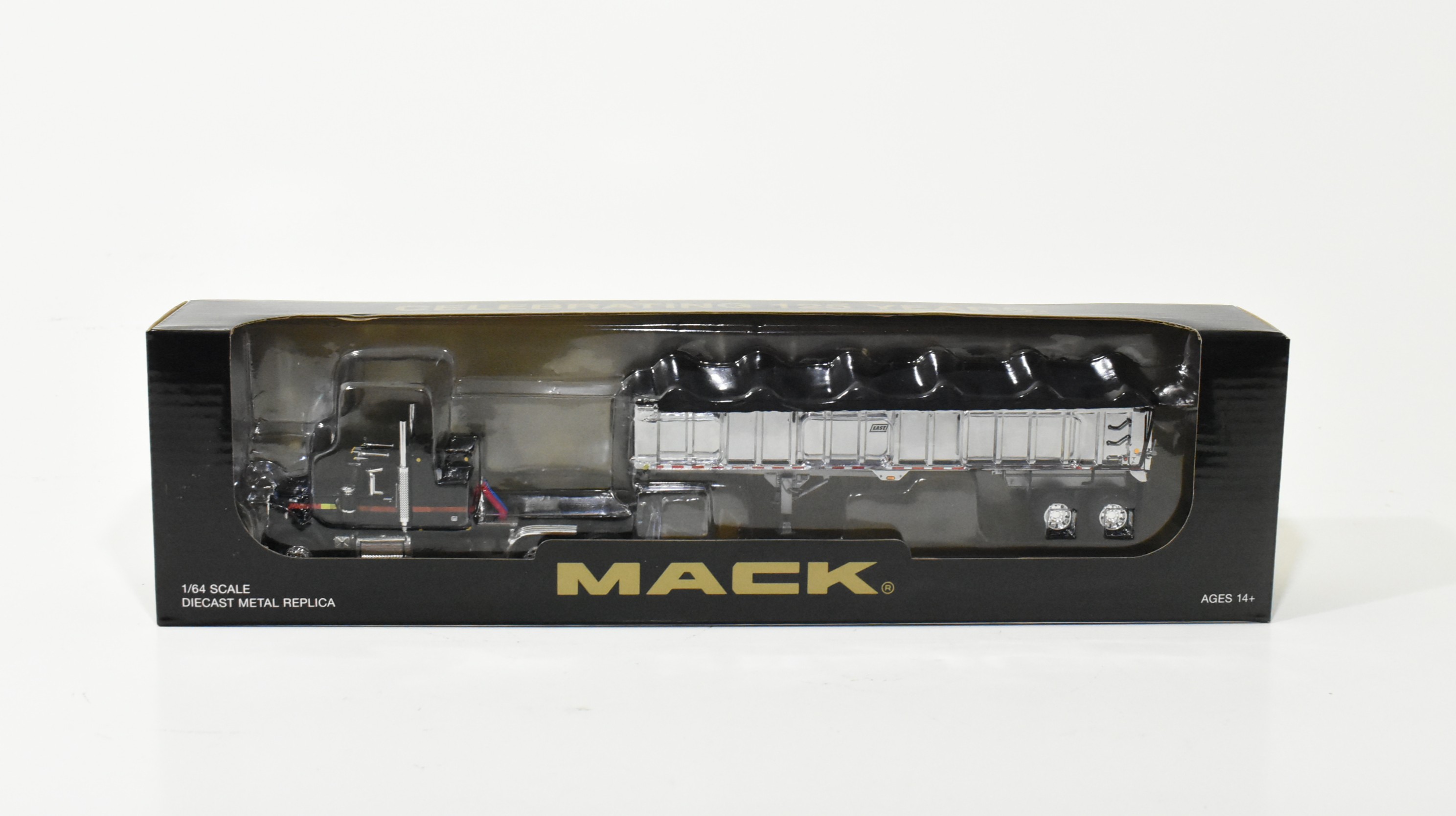 Miniature Camion Mack BM AHL 1/64 - Tracteur Remorque Wrigley's Gum, Moulé Sous Pression