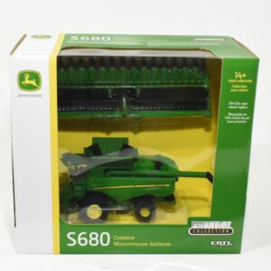 1/64 John Deere S680 Combine With Duals, Corn & Grain Head