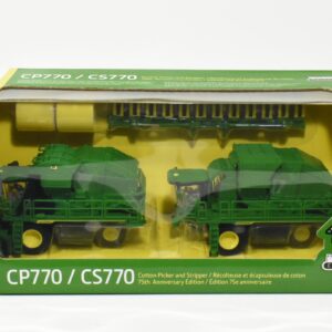 1/64 John Deere CS770 Cotton Stripper & CP770 Cotton Picker Set
