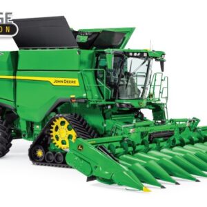 1/32 John Deere S7 900 Tracked Combine With 12 Row Folding Corn Head & Draper, Prestige Series